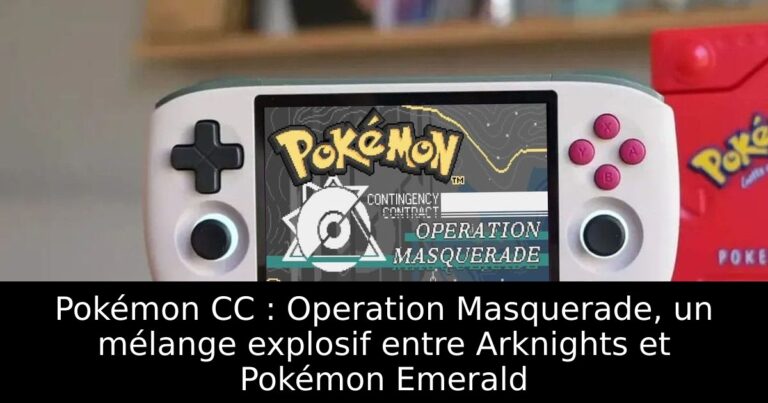 Pokémon CC : Operation Masquerade, un mélange explosif entre Arknights et Pokémon Emerald