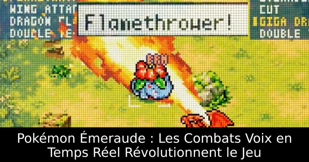 Pokémon Émeraude : Les Combats Voix en Temps Réel Révolutionnent le Jeu