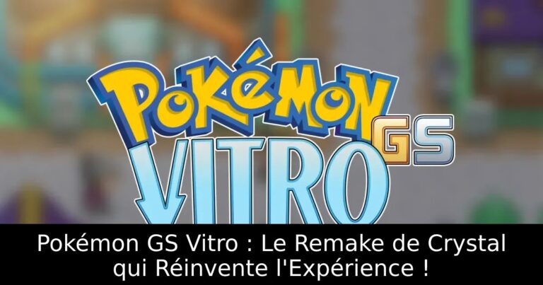 Pokémon GS Vitro : Le Remake de Crystal qui Réinvente l'Expérience !