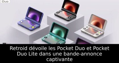 Retroid dévoile les Pocket Duo et Pocket Duo Lite dans une bande-annonce captivante