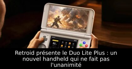 Retroid présente le Duo Lite Plus : un nouvel handheld qui ne fait pas l&rsquo;unanimité