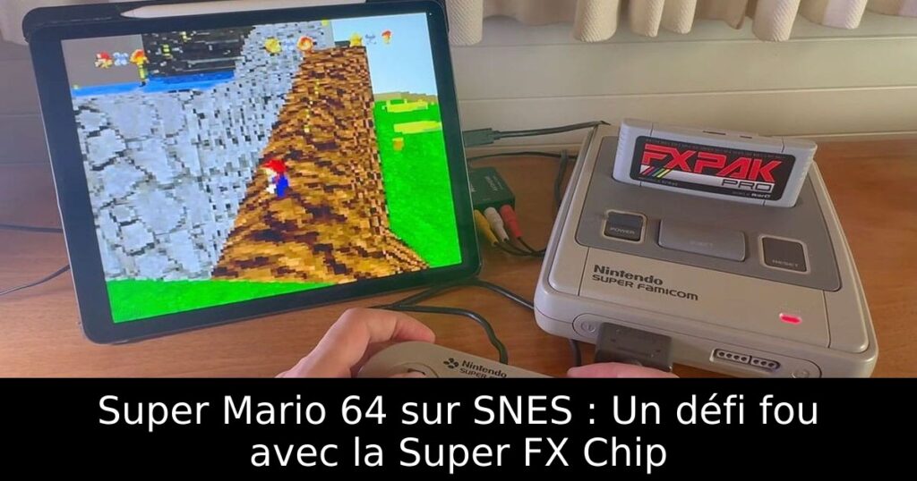Super Mario 64 sur SNES : Un défi fou avec la Super FX Chip