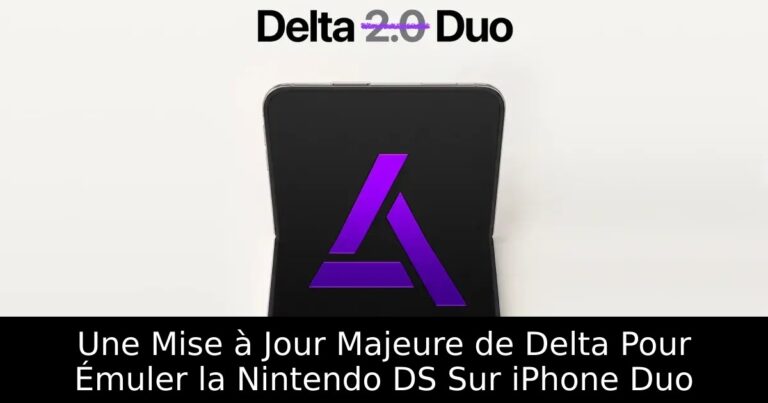 Une Mise à Jour Majeure de Delta Pour Émuler la Nintendo DS Sur iPhone Duo