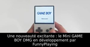 Une nouveauté excitante : le Mini GAME BOY DMG en développement par FunnyPlaying