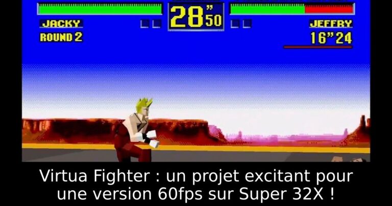 Virtua Fighter : un projet excitant pour une version 60fps sur Super 32X !