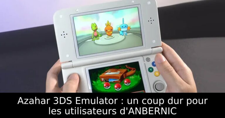 Azahar 3DS Emulator : un coup dur pour les utilisateurs d'ANBERNIC