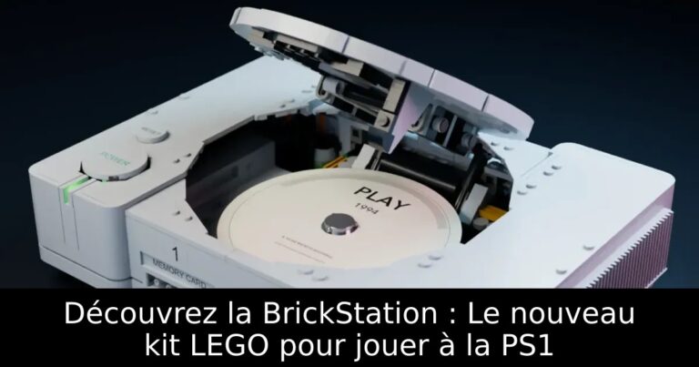 Découvrez la BrickStation : Le nouveau kit LEGO pour jouer à la PS1