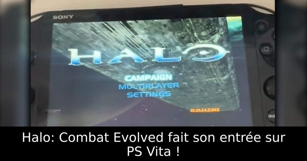 Halo: Combat Evolved fait son entrée sur PS Vita !