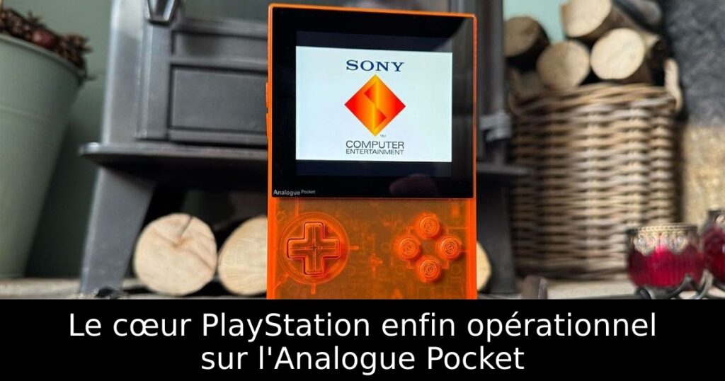 Le cœur PlayStation enfin opérationnel sur l'Analogue Pocket