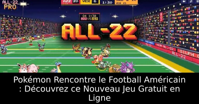 Pokémon Rencontre le Football Américain : Découvrez ce Nouveau Jeu Gratuit en Ligne