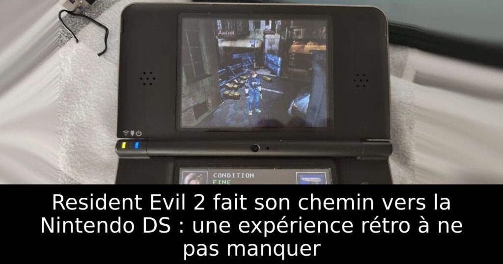 Resident Evil 2 fait son chemin vers la Nintendo DS : une expérience rétro à ne pas manquer