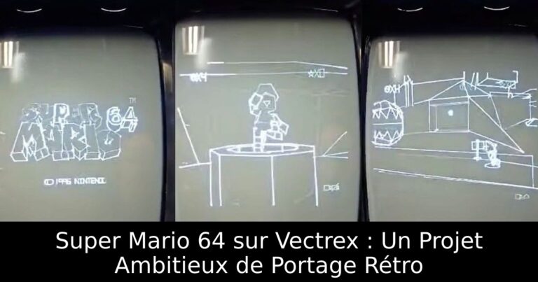 Super Mario 64 sur Vectrex : Un Projet Ambitieux de Portage Rétro