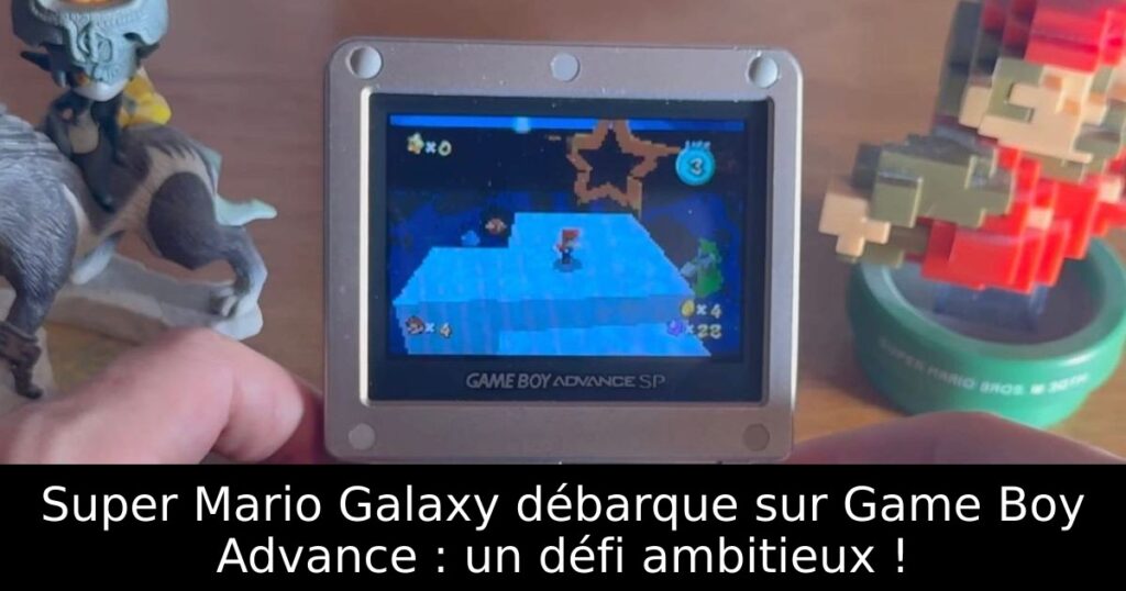 Super Mario Galaxy débarque sur Game Boy Advance : un défi ambitieux !