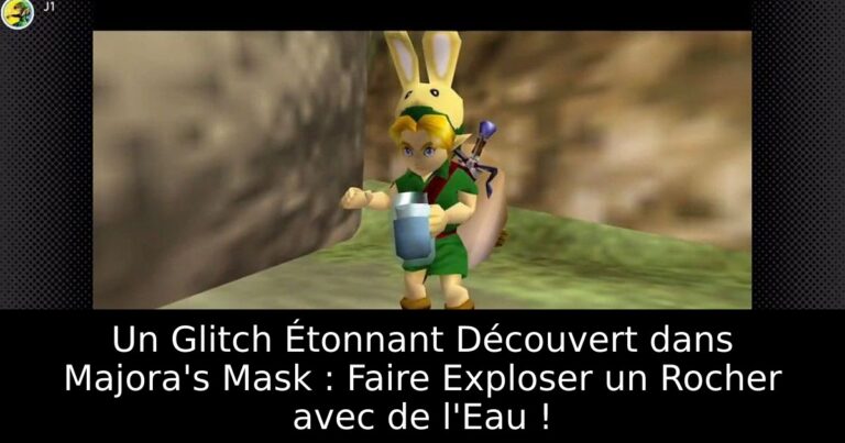 Un Glitch Étonnant Découvert dans Majora's Mask : Faire Exploser un Rocher avec de l'Eau !