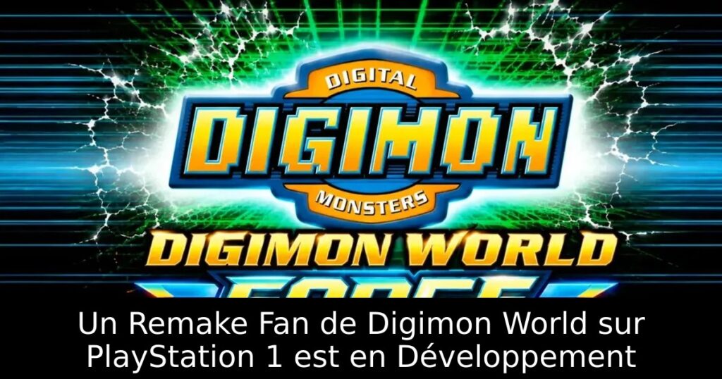 Un Remake Fan de Digimon World sur PlayStation 1 est en Développement