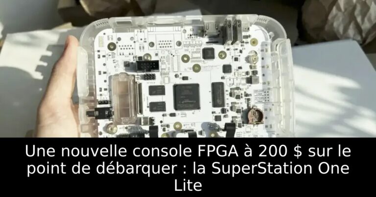 Une nouvelle console FPGA à 200 $ sur le point de débarquer : la SuperStation One Lite